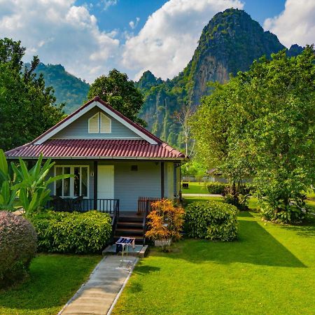 Bearlinbungalow Vang Vieng Dış mekan fotoğraf