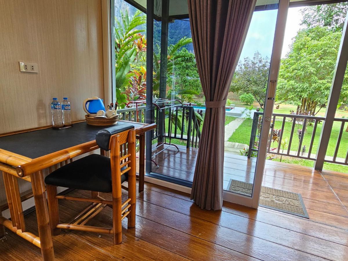 Bearlinbungalow Vang Vieng Dış mekan fotoğraf