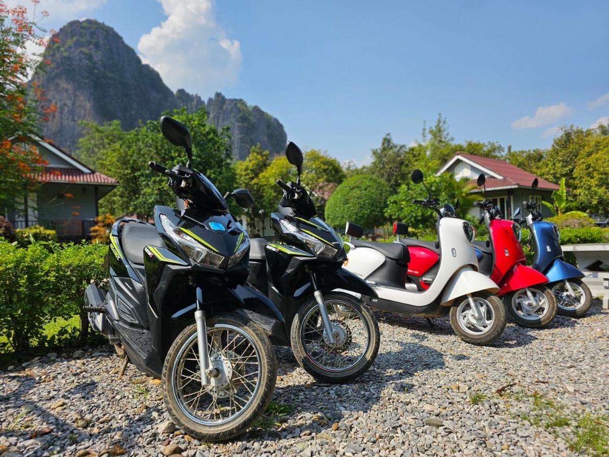 Bearlinbungalow Vang Vieng Dış mekan fotoğraf